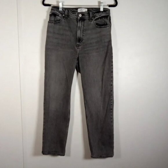 Abercrombie & Fitch Ultra High Rise Ankle Straight Curve Love, Size 28 Women - Picture 3 of 6